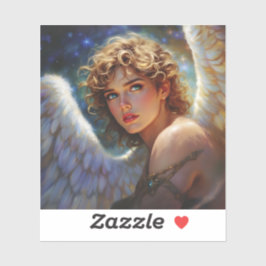 Celestial Guardian - Engel der Sterne Aufkleber