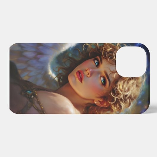 Celestial Guardian - Engel der Sterne iPhone Hülle (Rückseite (Horizontal))