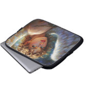 Celestial Guardian - Engel der Sterne Laptopschutzhülle (Vorne Knopf)