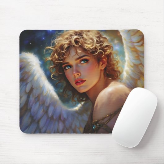 Celestial Guardian - Engel der Sterne Mousepad (Mit Mouse)