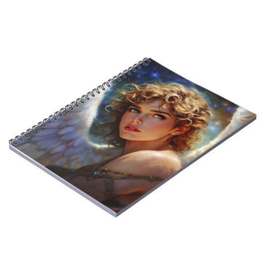 Celestial Guardian - Engel der Sterne Notizblock (Linke Seite)