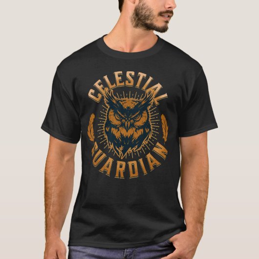 Celestial Guardian Owl T-Shirt (Vorderseite)