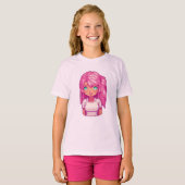 Celestial Guardian Pink Girl T-Shirt (Vorne ganz)