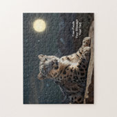 Celestial Guardian - Schneeleopard Puzzle (Vertikal)