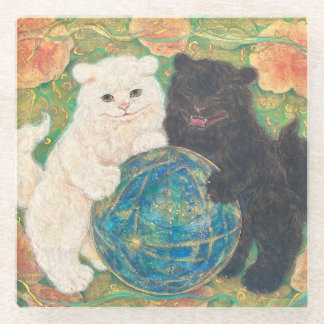 Celestial Guardians: Cosmic Harmony Glasuntersetzer