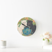 Celestial Guardians: Cosmic Harmony Runde Wanduhr (Zuhause)