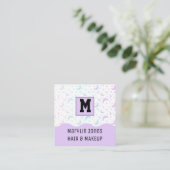 CELESTIAL HALLOWEEN QUADRATISCHE VISITENKARTE (Stehend Vorderseite)