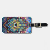 Celestial Hamsa Gepäckanhänger (Vorderseite horizontal)