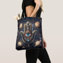 Celestial Hamsa Hand & Evil Eye Cosmic Protection 