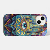 Celestial Hamsa  iPhone Hülle (Rückseite (Horizontal))