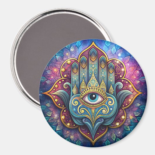 Celestial Hamsa  Magnet (Vorderseite/Rückseite)