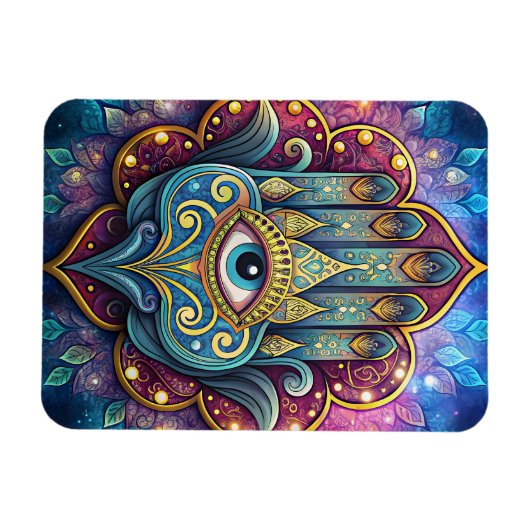 Celestial Hamsa  Magnet (Horizontal)