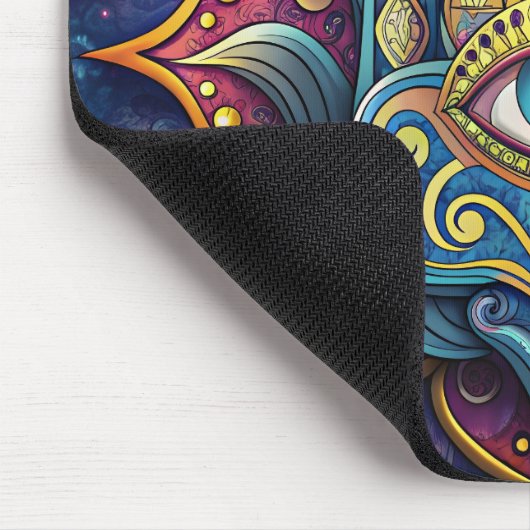 Celestial Hamsa  Mousepad (Ecke)