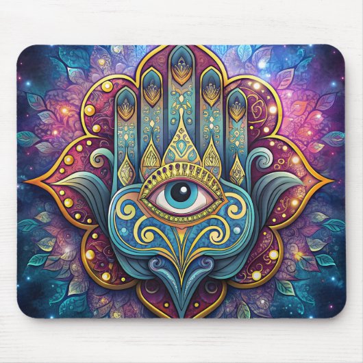 Celestial Hamsa  Mousepad (Vorne)