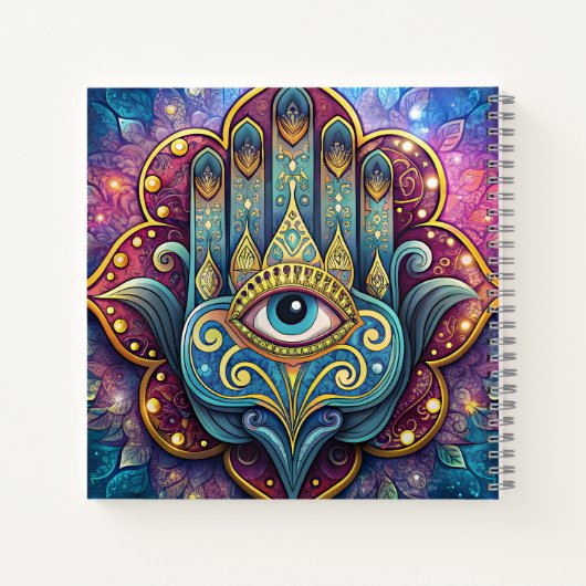 Celestial Hamsa  Notizblock (Rückseite)