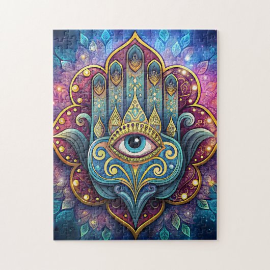 Celestial Hamsa Puzzle (Vertikal)