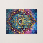 Celestial Hamsa  Puzzle (Horizontal)