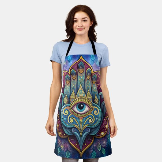 Celestial Hamsa  Schürze (Getragen)