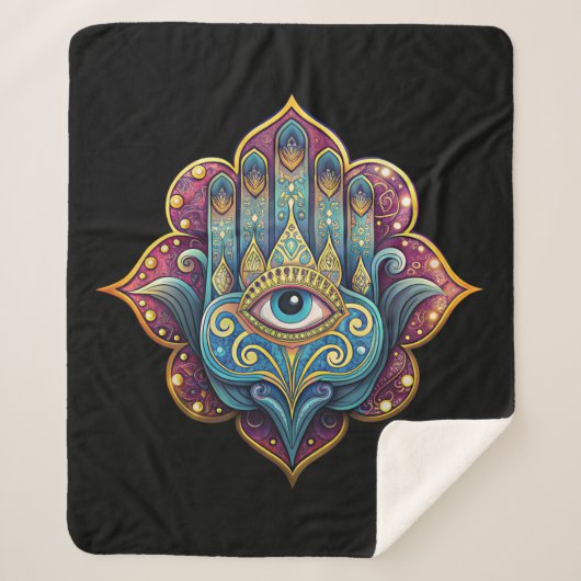Celestial Hamsa Sherpadecke (Vorderseite)