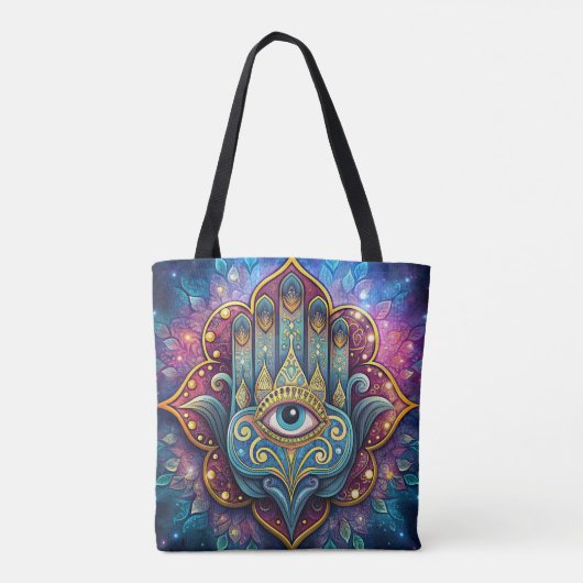 Celestial Hamsa  Tasche (Rückseite)