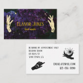 Celestial Hands Tarot Reader Business Cards Visitenkarte (Vorne/Hinten)