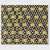 Celestial Harlequin Bold (Mitternachtsherd) Geschenkpapier (Flach)