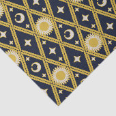 Celestial Harlequin Bold (Mitternachtsherd) Seidenpapier (Ausschnitt)