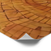 Celestial Harmony Mosaic Sun Moon Stars Poster (Ecke)