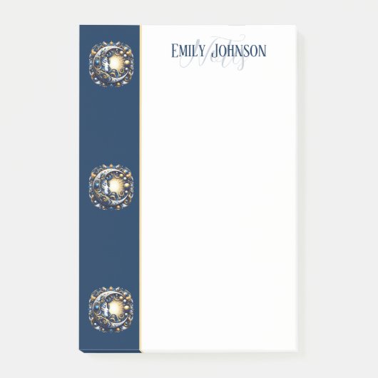 Celestial Harmony Post-it Klebezettel (Vorderseite)