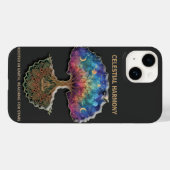 Celestial Harmony Tree | Cosmic Meditation Mandala Case-Mate iPhone Hülle (Rückseite (Horizontal))