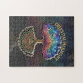 Celestial Harmony Tree - Cosmic Meditation Mandala Puzzle (Horizontal)