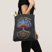 Celestial Harmony Tree - Cosmic Meditation Mandala Tasche (Von Nahem)
