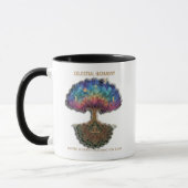 Celestial Harmony Tree | Cosmic Meditation Mandala Tasse (Links)