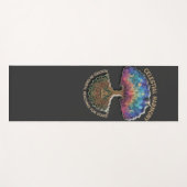 Celestial Harmony Tree | Cosmic Meditation Mandala Yogamatte (Vorderseite (Horizontal))