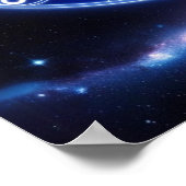 Celestial Harmony Zodiac Mandala | Kunst der Kosmi Poster (Ecke)