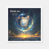 Celestial Harp of the Moonbound Skies.  Serviette (Vorderseite)