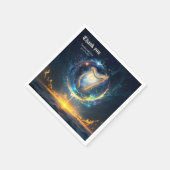 Celestial Harp of the Moonbound Skies.  Serviette (Ecke)