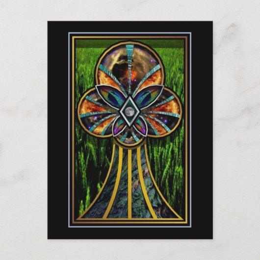 Celestial Harvest Postkarte (Vorderseite)