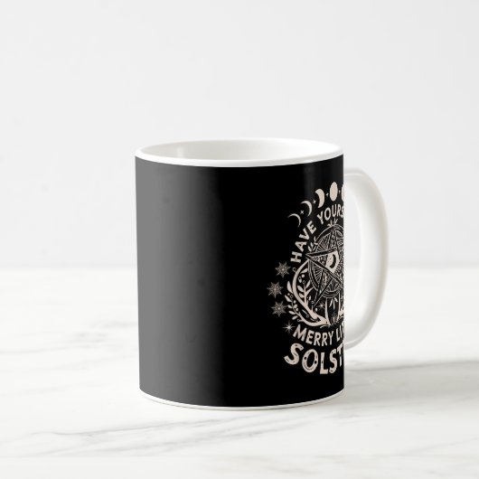 Celestial Have Yourself A Merry Little Solstice Yu Kaffeetasse (VorderseiteRechts)