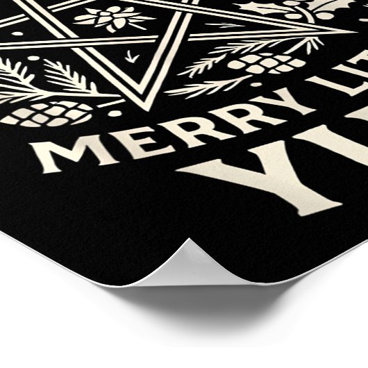 Celestial Have Yourself A Merry Little Solstice Yu Poster (Ecke)