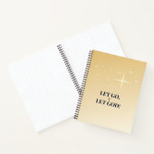 Celestial Healing Let Go Let God Cross Notizblock (Innenseite)