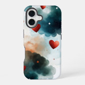 Celestial Heart Drift - Anime Aesthetic Phone Case iPhone 16 Hülle (Rückseite)
