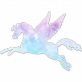 Celestial Holographic Rainbow Pegasus XL Vinyl Aufkleber (Vorderseite)
