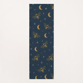 Celestial Honeybee Yoga Mat – Moon & Stars Pattern Yogamatte (Vorderseite)