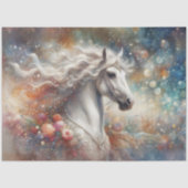 Celestial Horse Fantasy Galaxy Decoupage Seidenpapier (Vorderseite)
