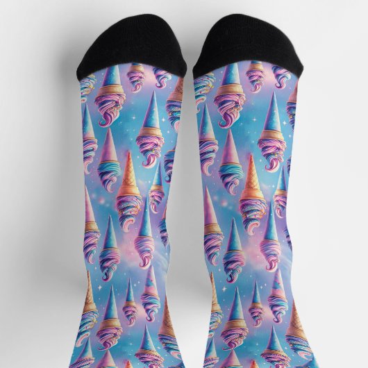 Celestial Ice Cream Cones Socken (Oben)
