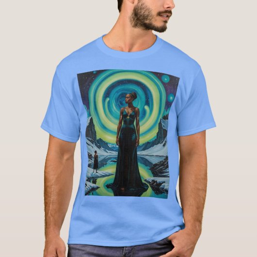 Celestial Ice Queen Portal Art Shirt (Vorderseite)