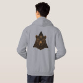 CELESTIAL INSTINCT – The Bear Who Holds the Stars Hoodie (Schwarz voll)