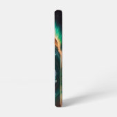 Celestial Iris Portal Sacred Gateway Blume Samsung Galaxy Hülle (Linke Seite)