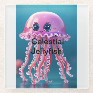 Celestial Jellyfish Glasuntersetzer